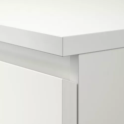 купить Комод Ikea Malm 4 sertare 80x100 (Alb) в Кишинёве 