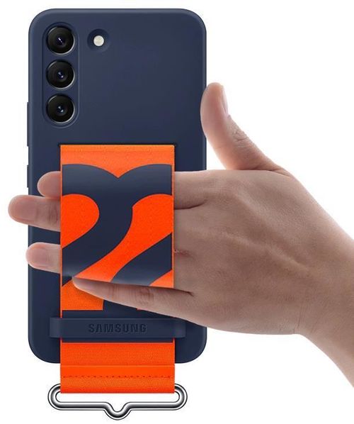 cumpără Husă pentru smartphone Samsung EF-GS901 Silicone with Strap Cover Navy în Chișinău 