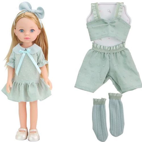 cumpără Păpușă Essa 91098-H Păpușa Mica Milly, în rochie azurie, 33 cm în Chișinău 