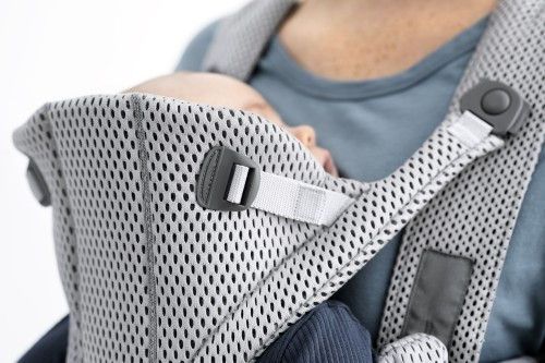 Marsupiu anatomic BabyBjorn Move Grey, 3D Mesh 