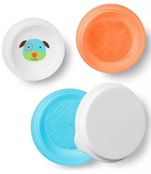 cumpără Seturi pentru hrănire bebelușilor Skip Hop 252247 Set 3 boluri anti-alunecare Zoo Catel în Chișinău 
