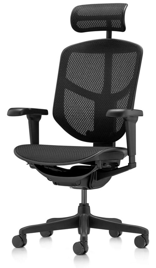 купить Офисное кресло ART Enjoy Ultra Black T-168-B1 EJU-B-HAM-4D_NY в Кишинёве 