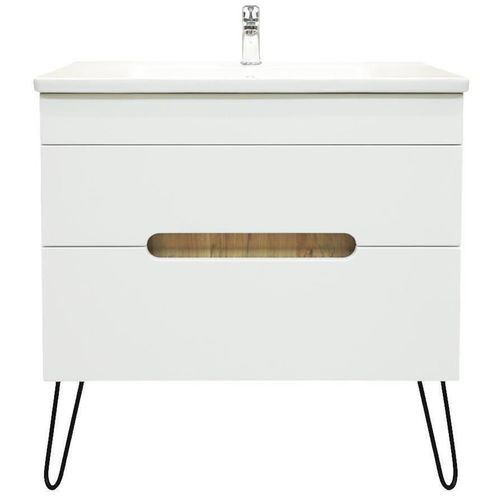 cumpără Dulap pentru lavoar Bayro универсальный Etna под умыв. Argo 800 белый мат în Chișinău 