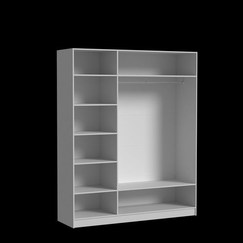 купить Шкаф Nex Home Urban cu balamale 180x52x220cm, Alb в Кишинёве 