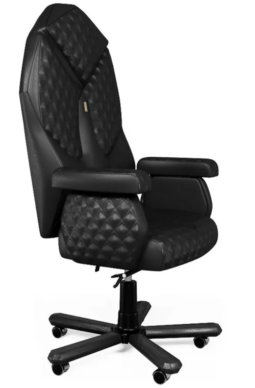 купить Офисное кресло Kulik System Diamond Black Eco в Кишинёве 