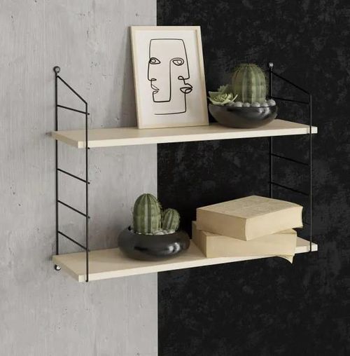 купить Полка декоративная Trendy Armoni 2'li-Mesteacan (GTR005328) в Кишинёве 
