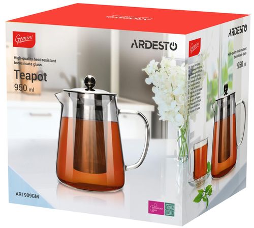 cumpără Infuzor ceai Ardesto AR1909GM Gemini 950ml în Chișinău 