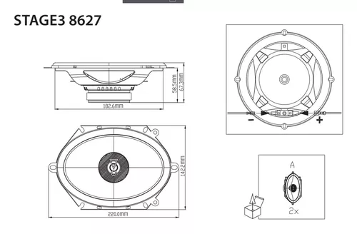 cumpără Boxă auto JBL Stage3 8627 în Chișinău 