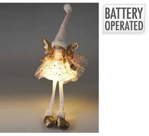 cumpără Decor de Crăciun și Anul Nou Promstore 33005 Suvenir LED Înger, 50cm, argintiu în Chișinău 