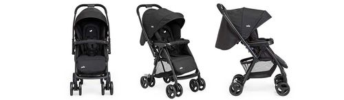 Carucior cu maner reversibil Joie Mirus Dark Pewter 