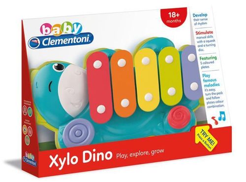 купить Музыкальная игрушка Clementoni Xilofon interactiv Xilo Dino (17263) в Кишинёве 