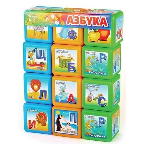 cumpără Jucărie M-Toys 13009 Cuburi ABC 12 buc. în Chișinău 