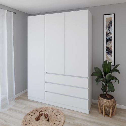 купить Шкаф Smartex (15877) N15 140cm Alb в Кишинёве 