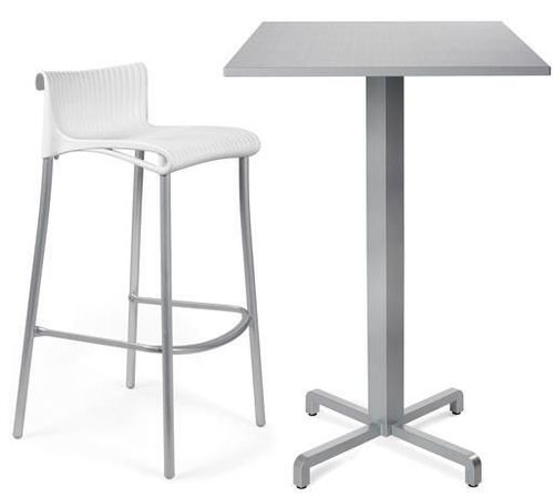 cumpără Masă Nardi Picior (baza) de masa aluminiu BASE FIORE HIGH vern. tortora 53159.00.000 în Chișinău 