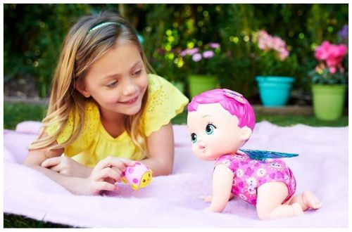 купить Кукла Mattel GYP31 Bebelus My Garden Baby Interactiv Roz в Кишинёве 