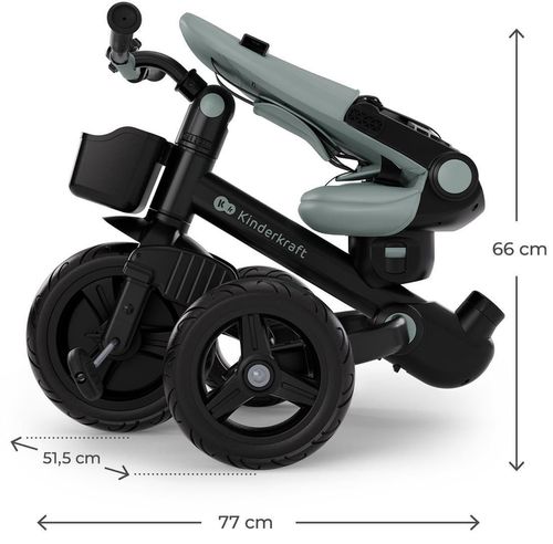 купить Велосипед-коляска KinderKraft KRAVEO02GRE0000 Aveo 2 Plus Green в Кишинёве 