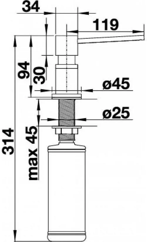 купить Аксессуар для кухонных моек Blanco Lato (525816) в Кишинёве 