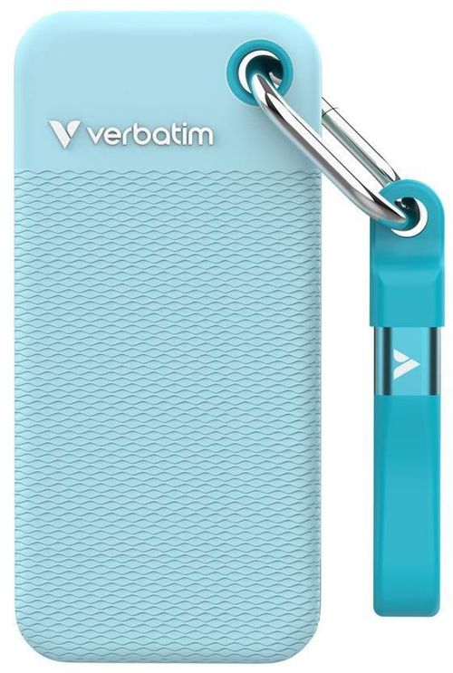 купить Накопители SSD внешние Verbatim VER_32324 M.2 External SSD 1.0TB Pocket Colour Edition, Polar Blue + 2 Rubber Sleeves (Black&Polar Blue) в Кишинёве 