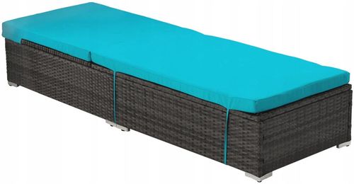 купить Кресло GardenLine ABI3548 Brown/Turquoise в Кишинёве 