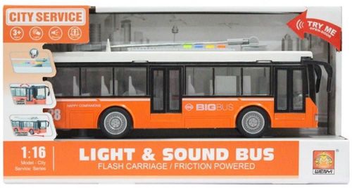 купить Машина Wenyi WY911B 1:16 Troleibuz cu fricțiune в Кишинёве 