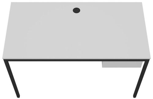 купить Офисный стол Jumi Oslo (grafit/alb) в Кишинёве 