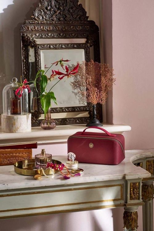 купить Несессер/косметичка Pip Studio 51.274.287 Cyrille Cosmetic Bag Medium Red 23.5x10.5x11cm Red в Кишинёве 