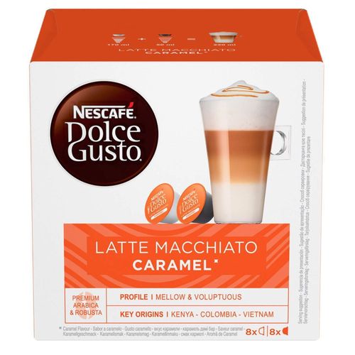 cumpără Cafea Nescafe Dolce Gusto Latte Macchiato Caramel 168,8g (16capsule) în Chișinău 