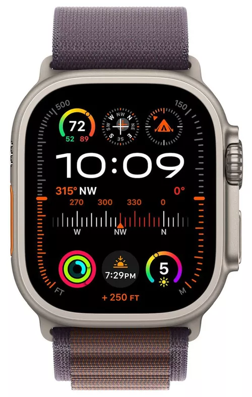cumpără Ceas inteligent Apple Watch Ultra 2 GPS + Cellular, 49mm Indigo Alpine - Small MRER3 în Chișinău 