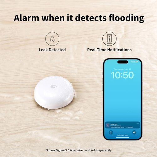 купить Датчик протечки Aqara Zigbee Water Leak Sensor T1 в Кишинёве 