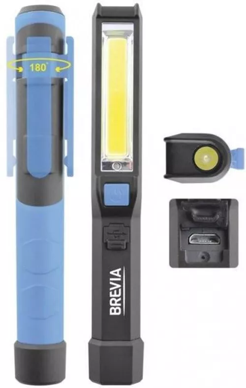 cumpără Iluminat construcţii Brevia Lampa de inspecție Pen 2W 150lm 900mAh 11220 în Chișinău 
