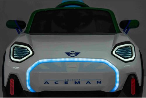 купить Электромобиль Richi JE1688/1 MINI Cooper, alb в Кишинёве 