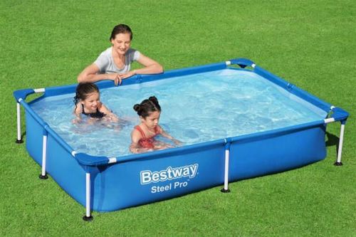 cumpără Piscină cu cadru Bestway 56401BW Steel Pro 221x150x43cm în Chișinău 