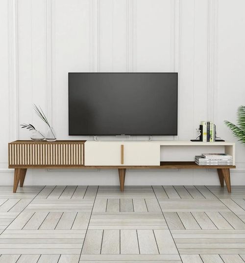cumpără Comodă TV Trendy Milan Alt, Nuc, Crem în Chișinău 