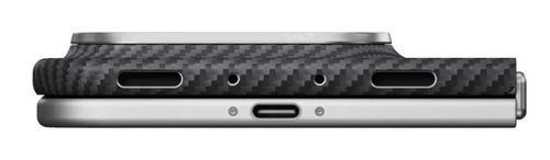 cumpără Husă pentru smartphone Pitaka Edge iPhone 18 Fold (Protectie spate) (Black Grey), KI1801F în Chișinău 