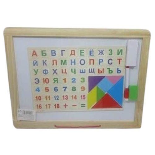 cumpără Set de creație ToyMall 003886 Tablă din lemn cu alfabet rus 44x33 în Chișinău 