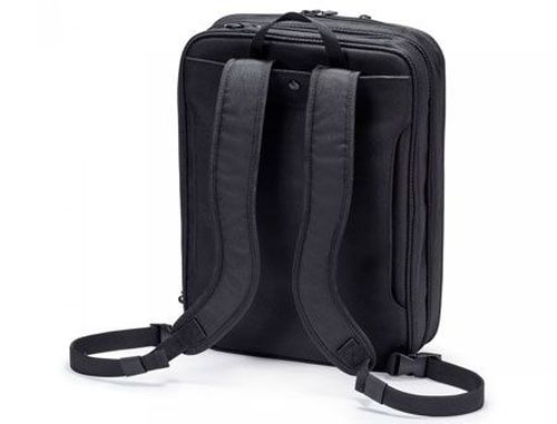 купить Dicota D30925 Top Traveller Dual ECO 14"-15.6", Eco-friendly shoulder bag and backpack with protection and convenience, Black (geanta laptop/сумка для ноутбука) в Кишинёве 