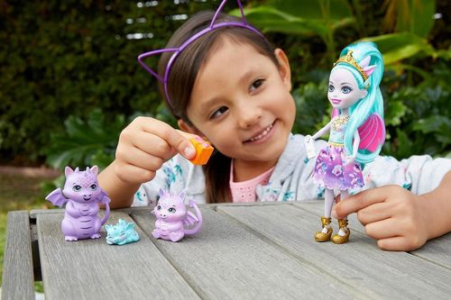 купить Кукла Enchantimals GYJ09 Set Famila Draconitei Diana в Кишинёве 