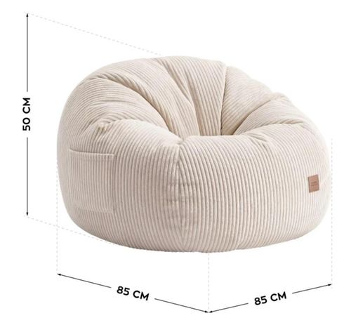 cumpără Fotoliu BeanBag Mark Adler COMFY 3.0 Beige în Chișinău 