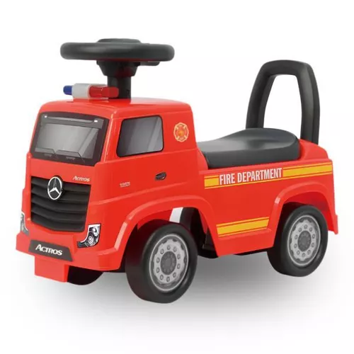 cumpără Tolocar Kids car 9010144 Red "Mercedes-Benz: Actros" cu volan muzical în Chișinău 