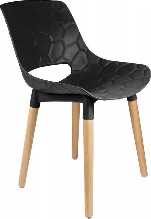 купить Стул Jumi SET 6 Scaune scandinave DAVIS negru в Кишинёве 