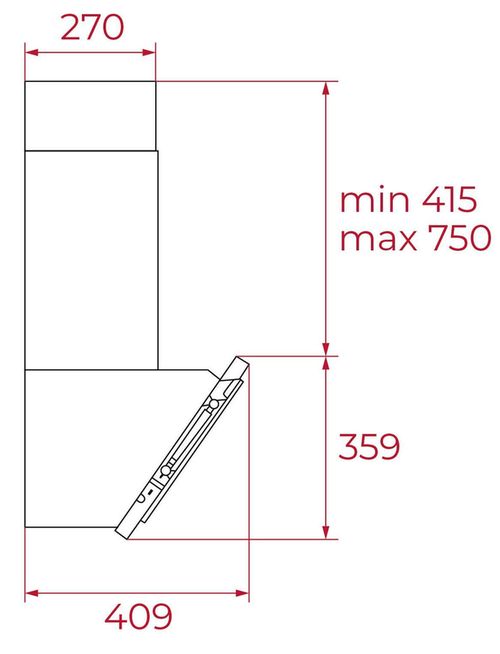 cumpără Hotă Teka DVI 98-G1 EOS BM în Chișinău 