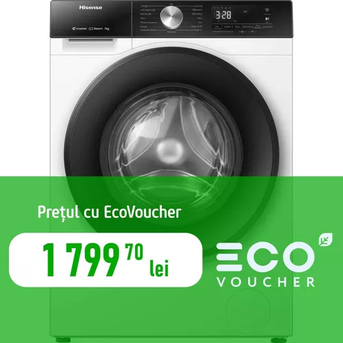 купить Стиральная машина с фронтальной загрузкой Hisense WF3S7021BW в Кишинёве 