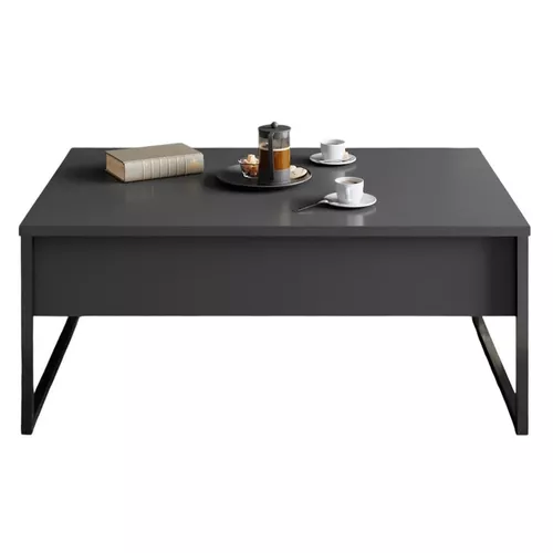 cumpără Măsuţă cafea Trendy Lux, Antracit, Negru 90x40x60cm în Chișinău 