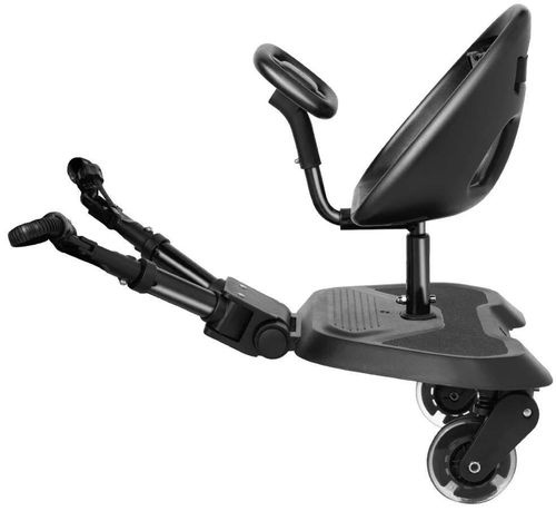 купить Аксессуар для колясок Kikka Boo 31001090002 Подножка c сиденьем к коляске Ally XL Black в Кишинёве 