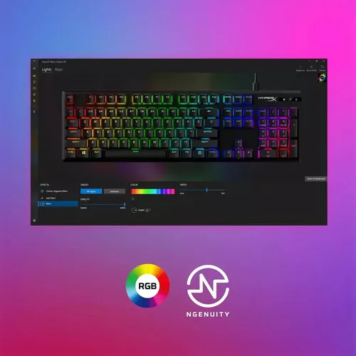 cumpără Tastatură gaming HyperX 639N5AA#ABA, Alloy Origins PBT Mechanical Aqua (US Layout) în Chișinău 