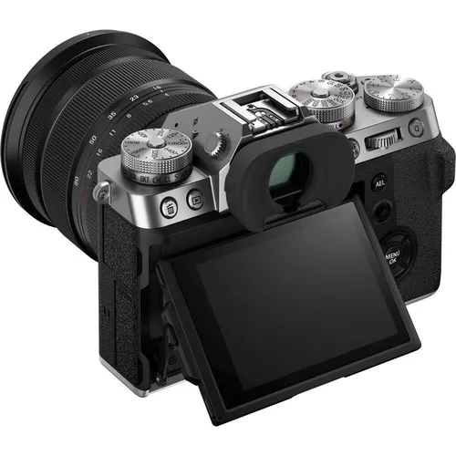 купить Фотоаппарат беззеркальный FujiFilm X-T5 XF16-80mm F4 R OIS WR silver Kit в Кишинёве 