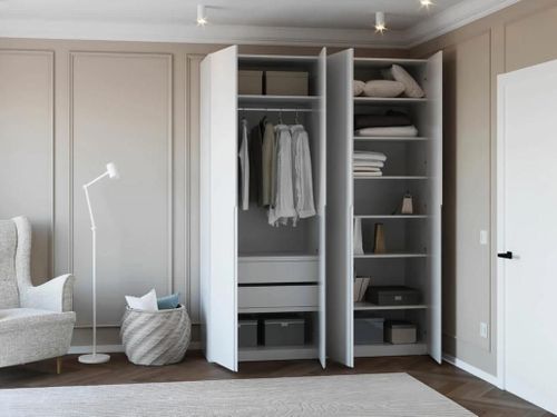 cumpără Dulap Bayro Modena 1800x2400x530 белый în Chișinău 