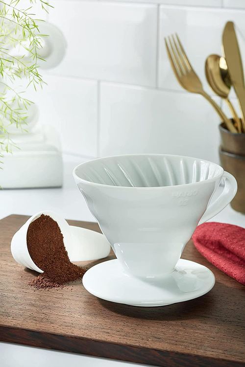 cumpără Veselă Hario VDC-02W Coffee Dripper V60 02 Ceramic White în Chișinău 