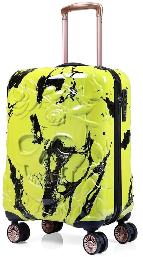 купить Чемодан CCS Комплект 5217 Set Yellow-Black в Кишинёве 