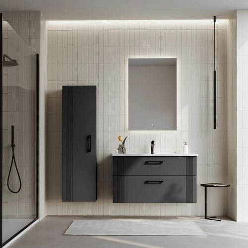 cumpără Dulap pentru lavoar Orka Bari 85 Anthracite în Chișinău 